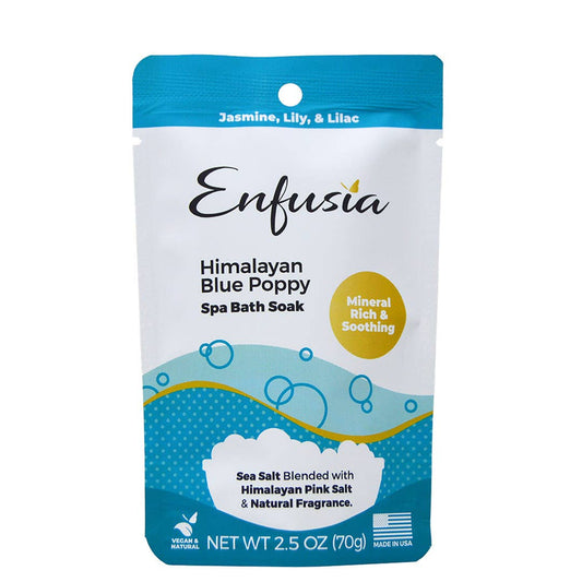 Spa Bath Soak-Himalayan Blue Poppy