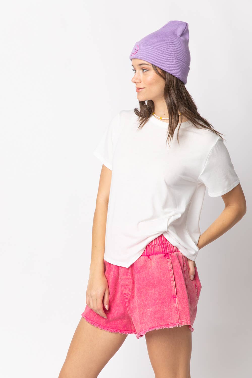 Twisted Hem Knit Top