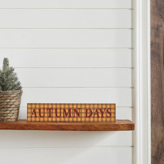 Autumn Days Sign