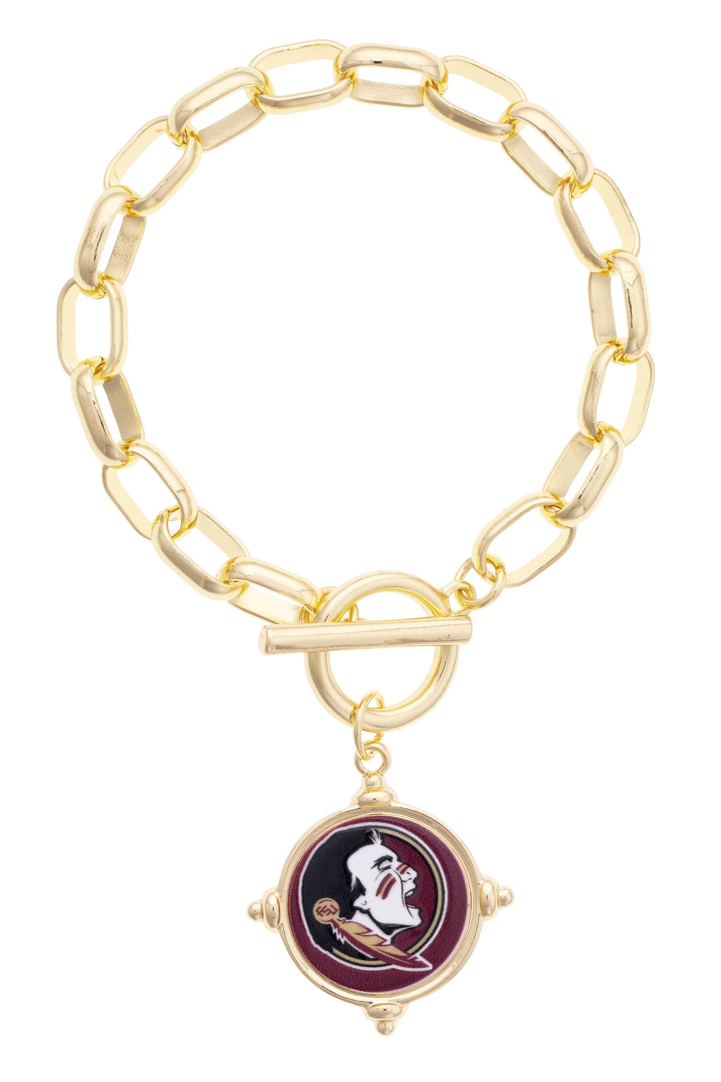 Florida State Seminoles Logo Intaglio Bracelet
