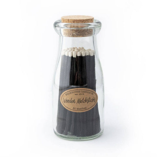Milkbottle of Matches by Milkhouse Candle Co.