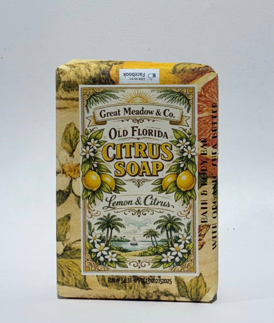 Old Florida  Citrus soap Lemon & Citrus scent