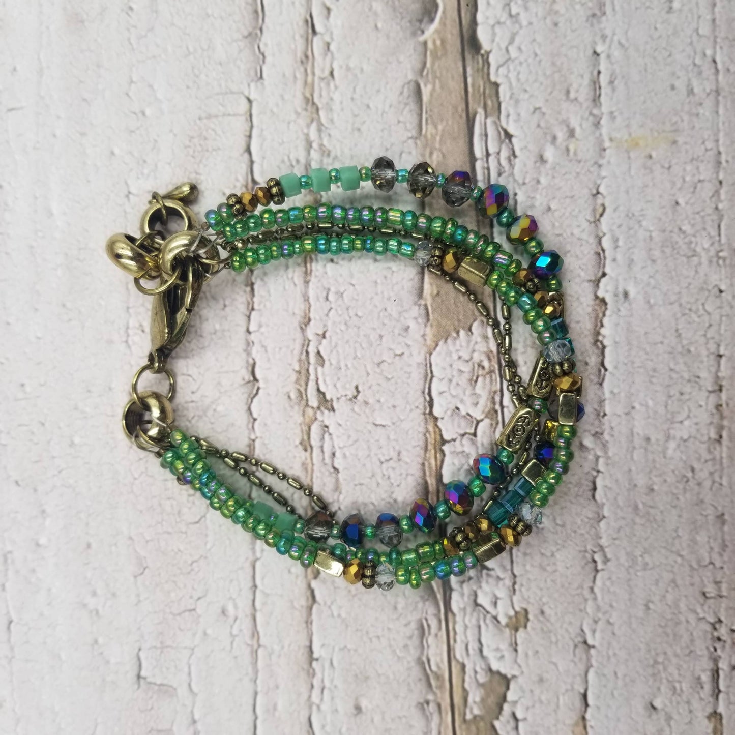 Boho Glass Bead Bracelet