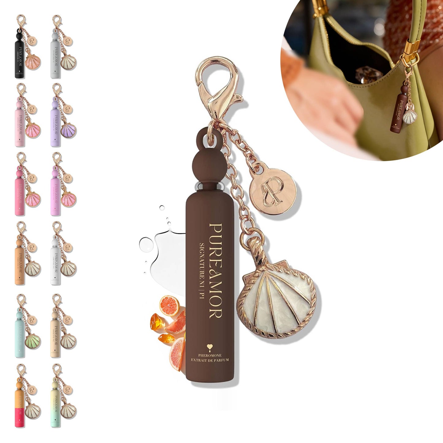 Signature N1 Pheromone Perfume Oil Keychain