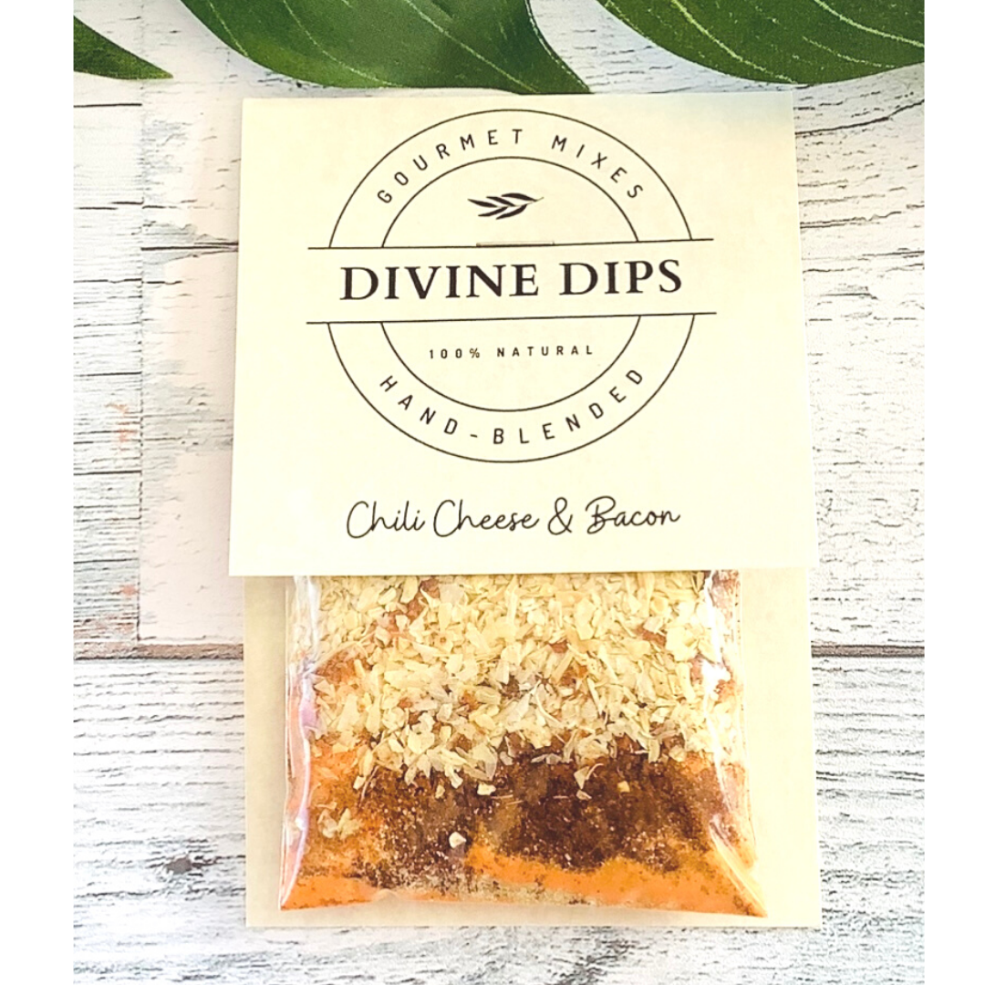Divine Dips Chili Cheese & Bacon Seasoning Dip Mix & Cheeseball Mix