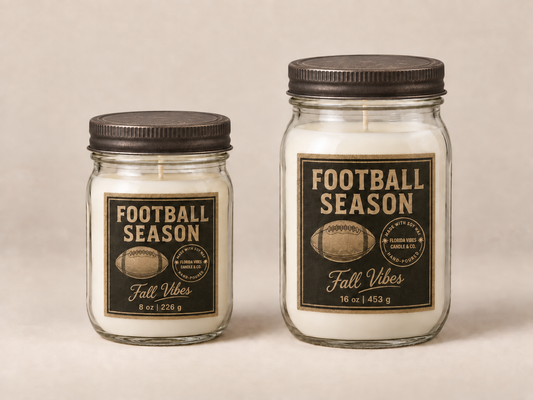 Football Season Candle