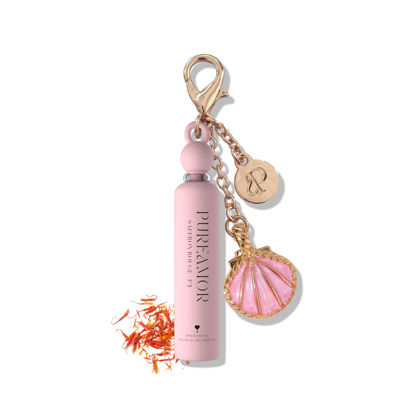 Saffron Rouge Pheromone Perfume Oil Keychain