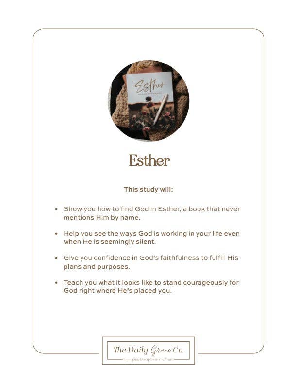 Esther Bible Study