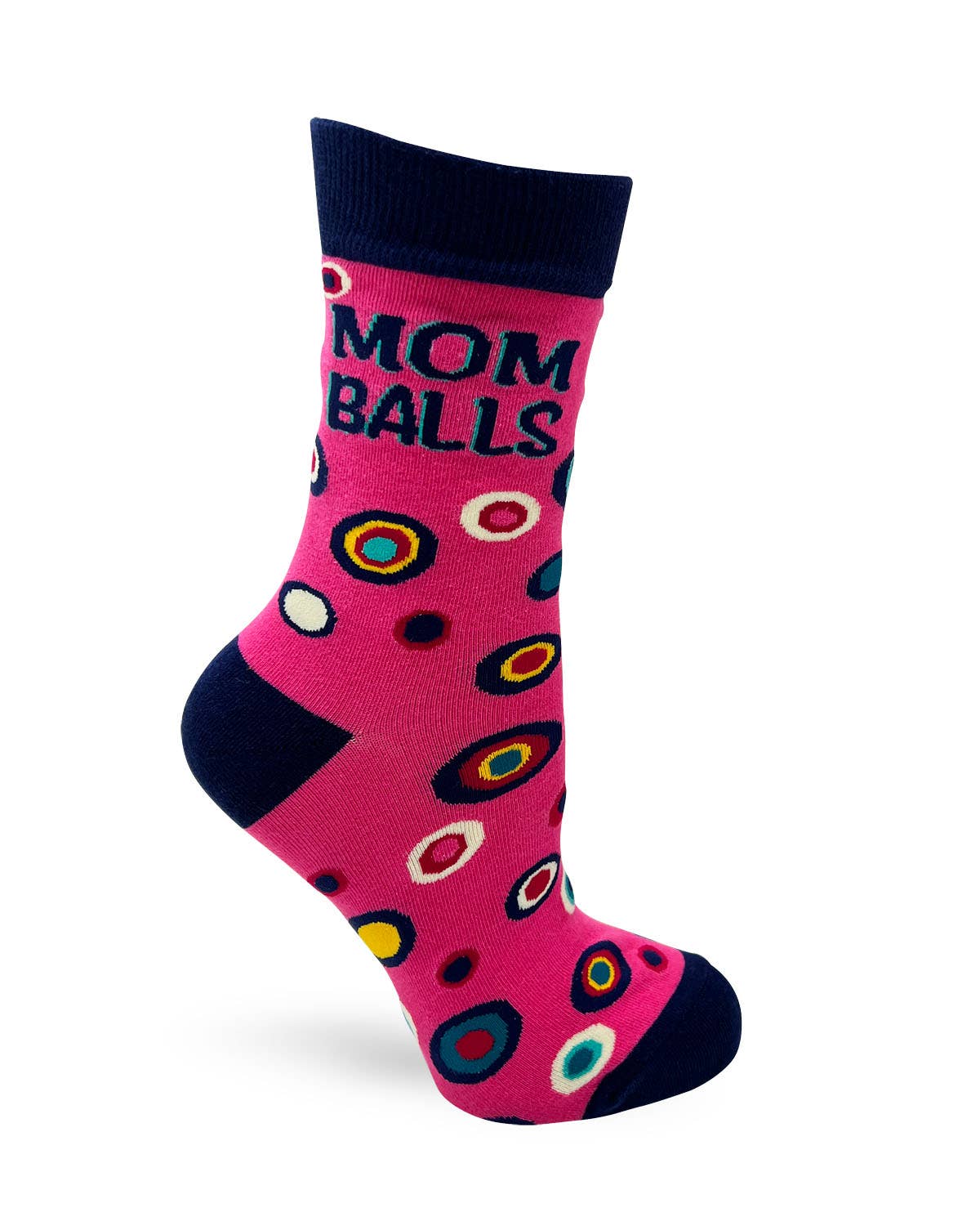 Mom Balls Come Out if You Mess With My Kid Ladies' Crew Sock