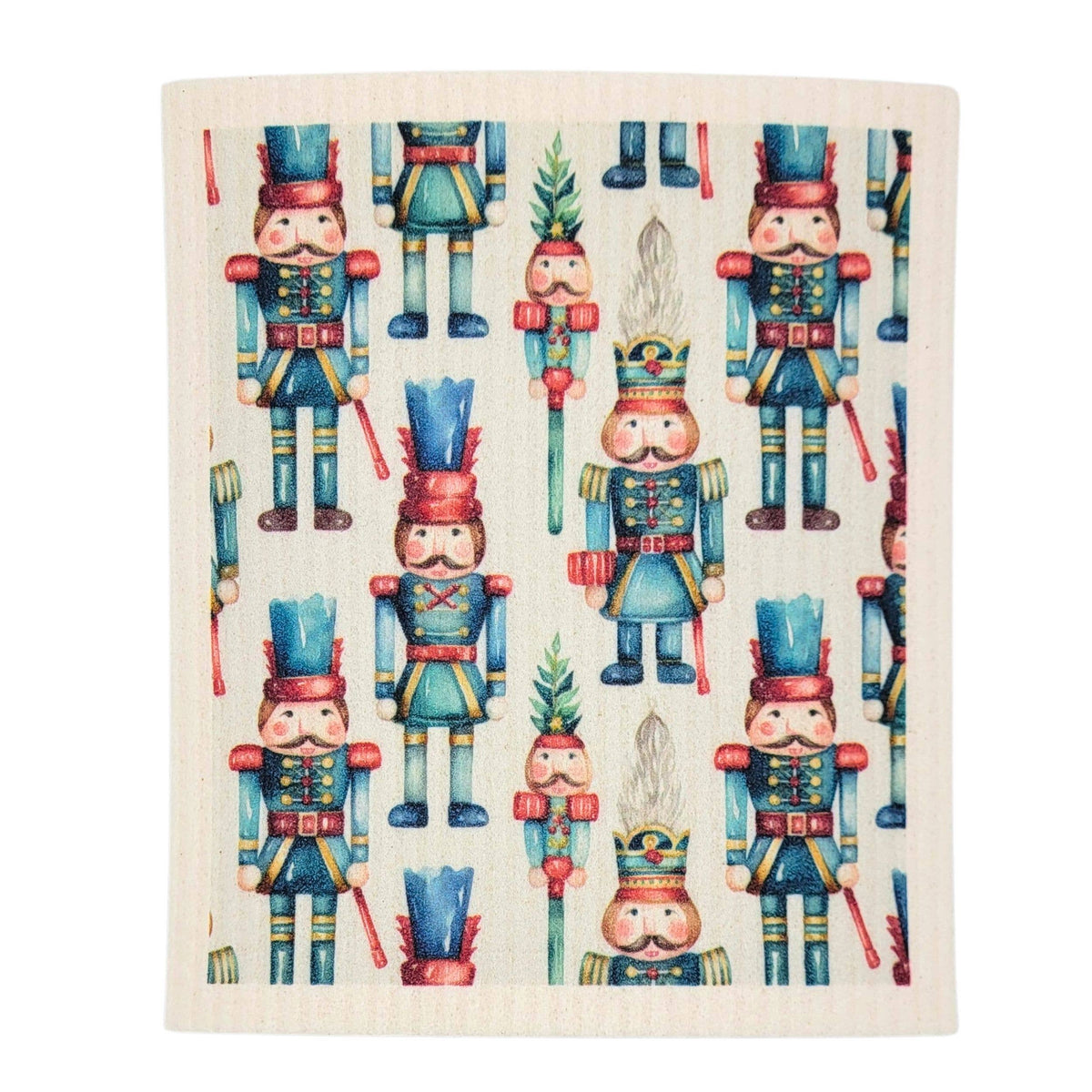 Christmas Nutcracker Swedish Dishcloths