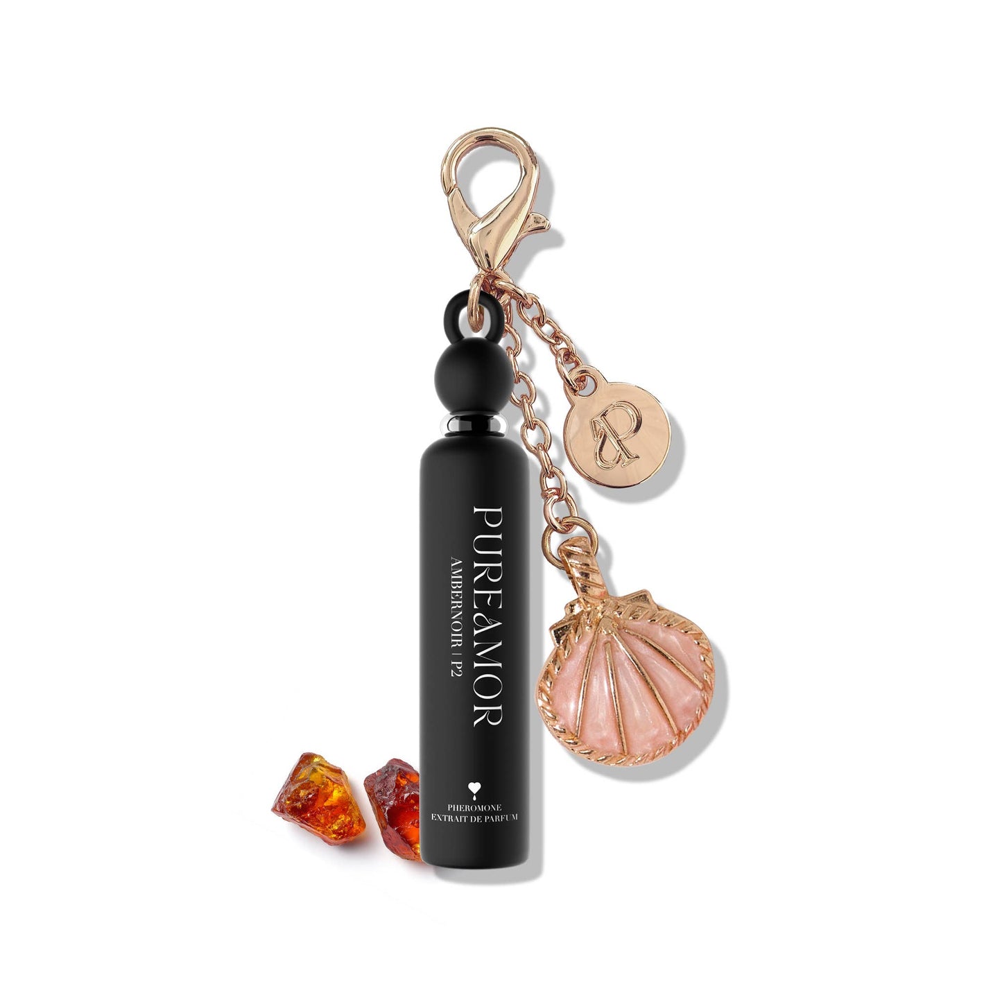 Amber Noir Pheromone Perfume Oil Keychain