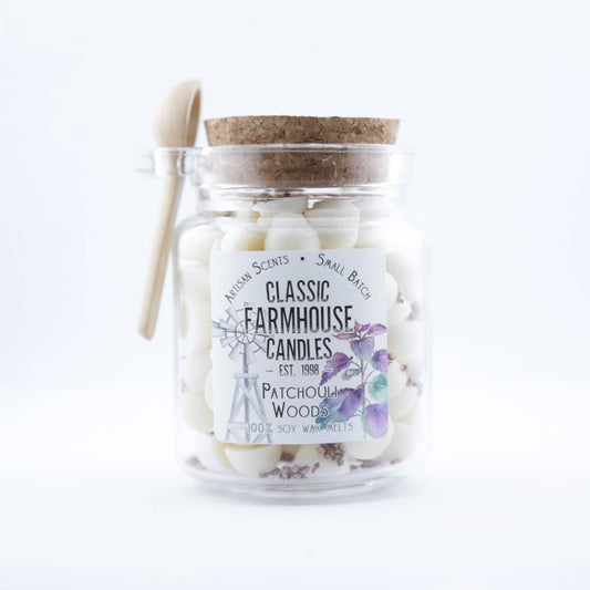 Soy Wax Melt Jar - Patchouli Woods