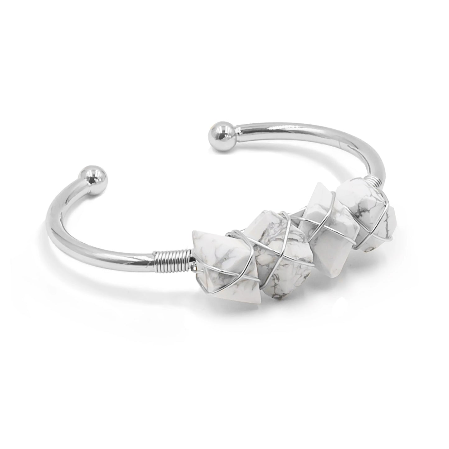 Kinsley Armelle- Devi Collection Silver Pepper Bracelet