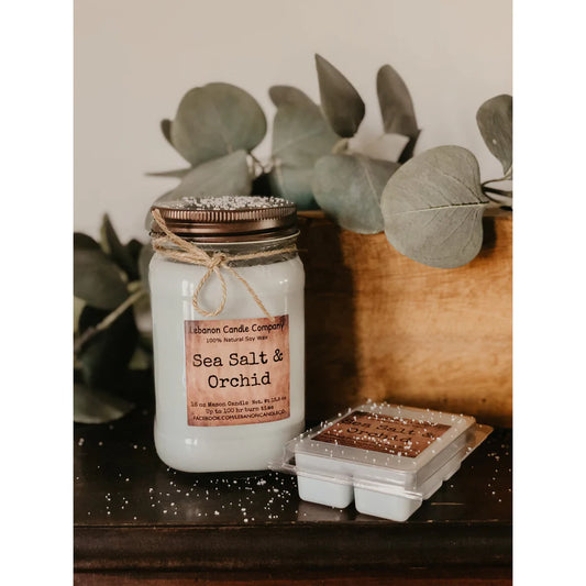 Lebanon Candle Company Sea Salt & Orchid Candle