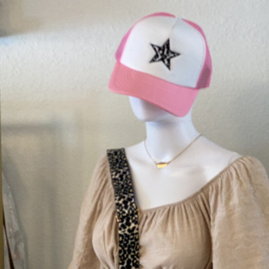 Pink Star Hat