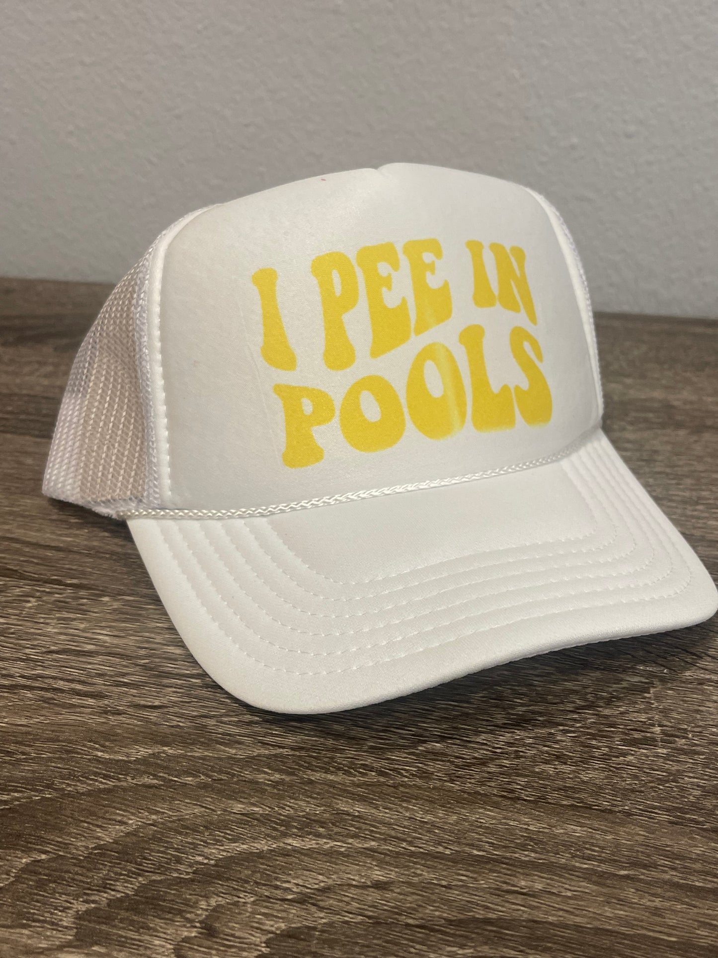 Trucker Hat- I Pee In Pools