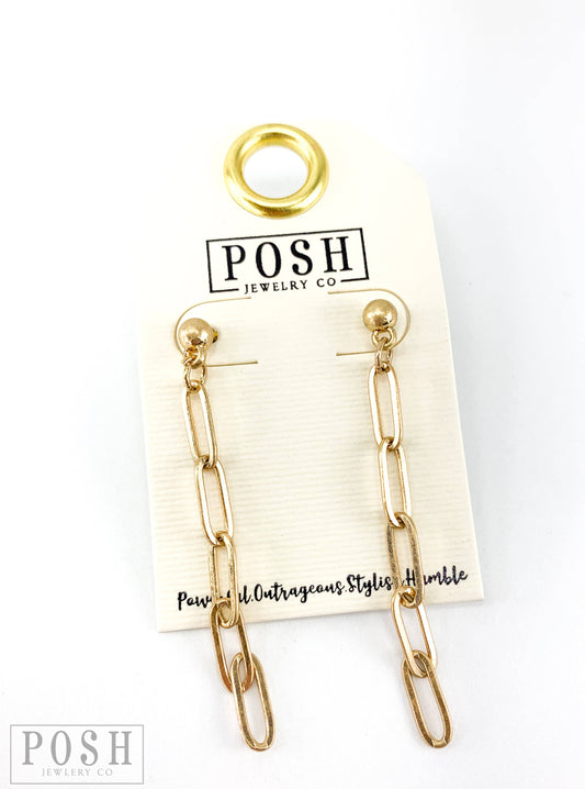 Chain Post Earring