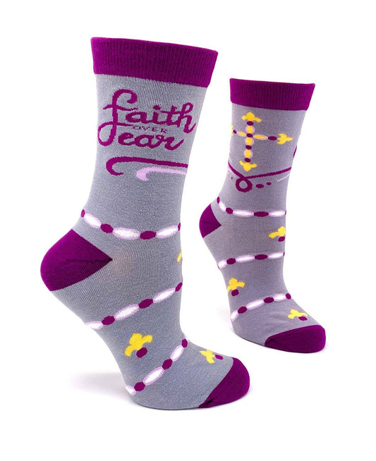 Faith Over Fear Women's Crew Socks