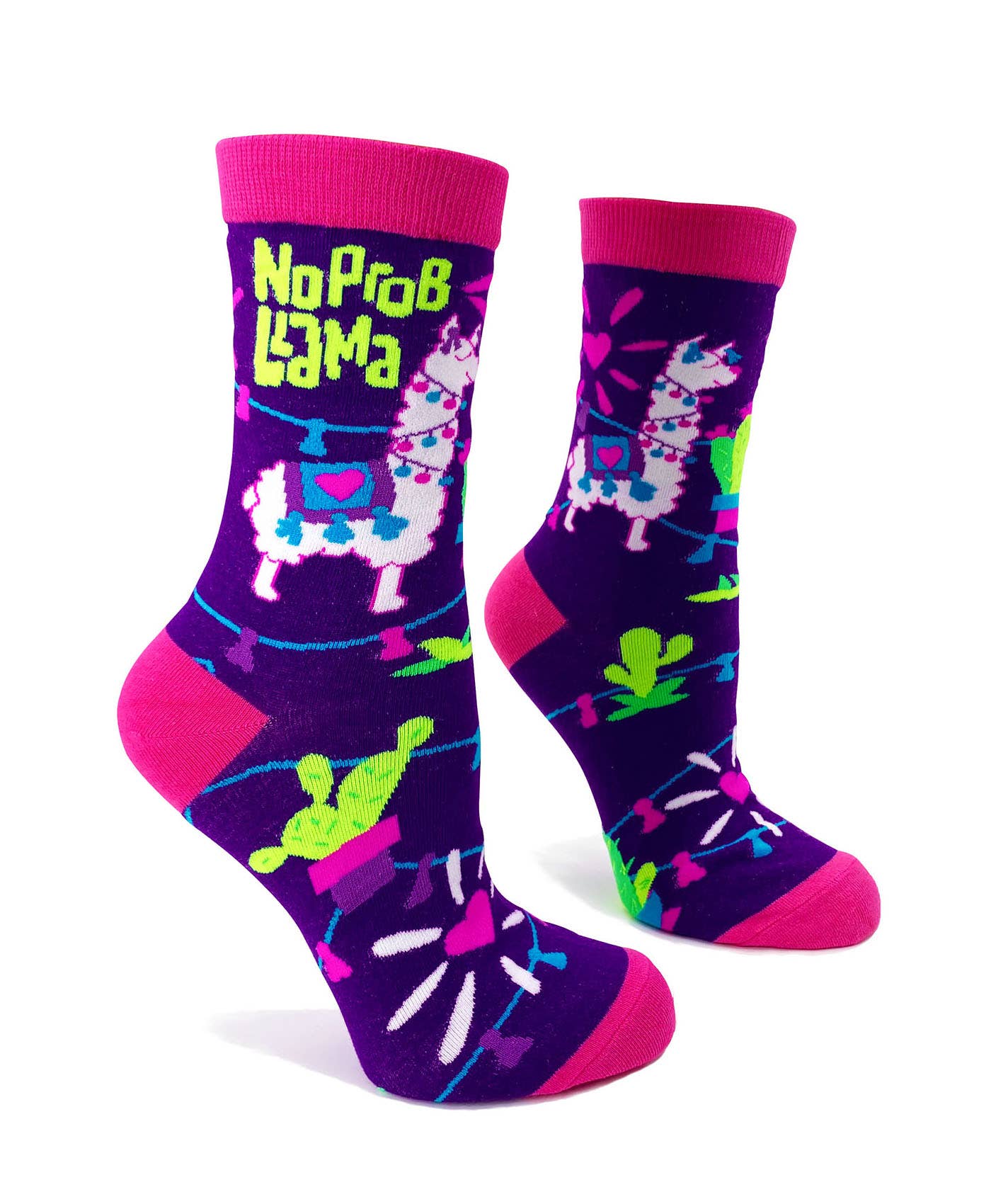 No Prob Llama Women's Crew Socks