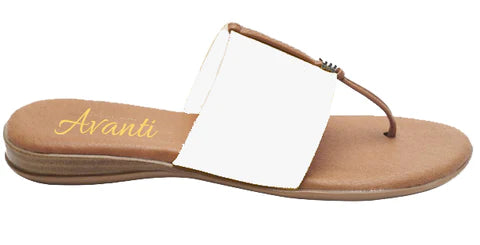 Avanti Belle White Sandals