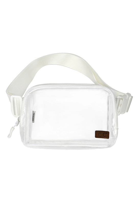 C.C Clear Ivory Stadium Fanny Pack